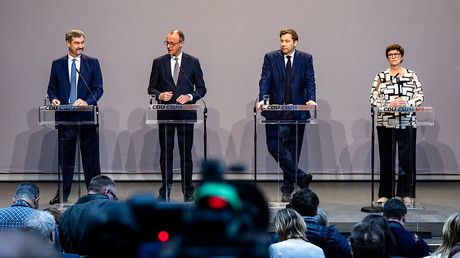 Les partis allemands CDU/CSU et SPD annoncent un accord dans les négociations de coalition