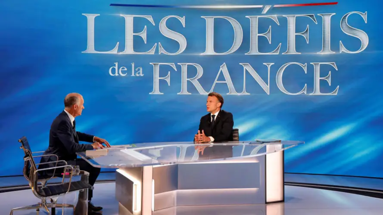 Emmanuel Macron face aux Français sur TF1: politique intérieure, Ukraine et débat avec la CGT
