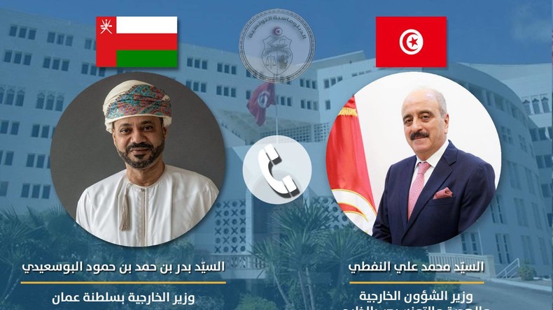 Tunisie : le chef de la diplomatie s’entretient par téléphone avec son homologue omanais