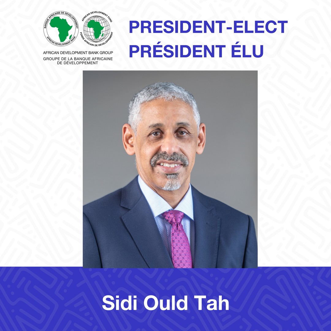 Sidi Ould Tah élu président de la Banque africaine de développement