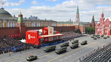 Défilé du Jour de la Victoire sur la Place Rouge de Moscou