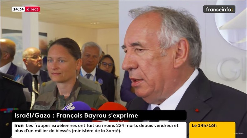 François Bayrou : «Il n’est pas acceptable que des armements offensifs israéliens soient exposés au Bourget»