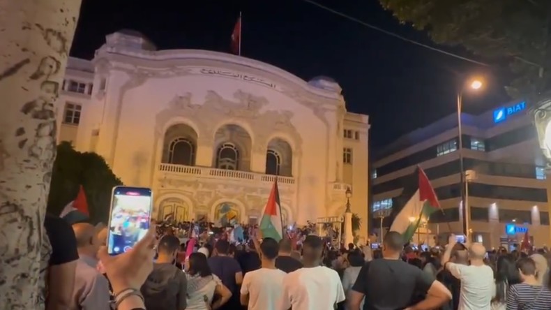 La caravane Soumoud accueillie en héros à son retour en Tunisie
