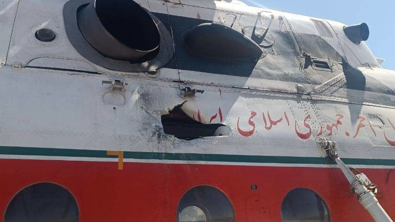 Un hélicoptère de sauvetage du Croissant-Rouge endommagé par une attaque israélienne