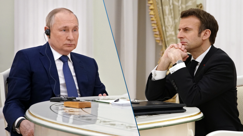 Vladimir Poutine a eu un entretien téléphonique avec Emmanuel Macron