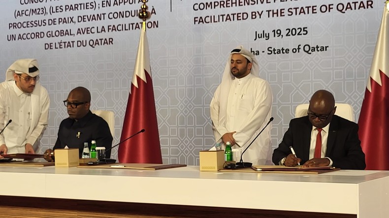 La RDC et les rebelles du M23 signent une déclaration de principe au Qatar pour une cessation des hostilités