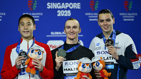 Natation : deuxième médaille d’or pour le Russe Alexandre Maltsev à Singapour