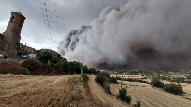 Record d’incendies dans l’UE : plus d’un million d’hectares dévastés en 2025