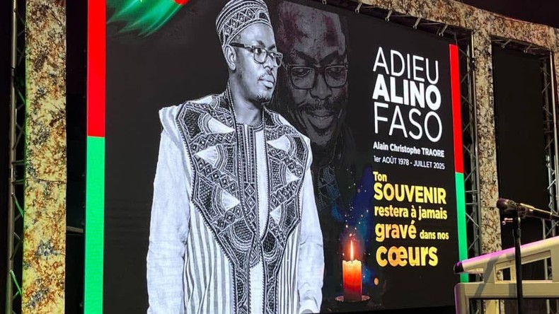 L’influenceur burkinabè Alino Faso inhumé dans un cimetière de Ouagadougou