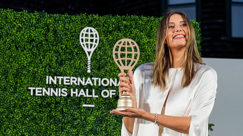 La joueuse de tennis russe Maria Sharapova intronisée au Temple de la renommée du tennis international