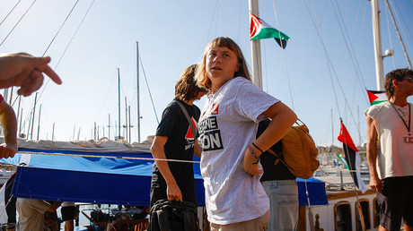 Une flottille humanitaire avec à son bord Greta Thunberg en partance pour Gaza