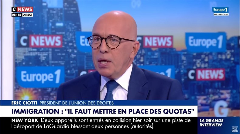 Pour Ciotti, les visas accordés aux étudiants algériens constituent une filière d’immigration légale