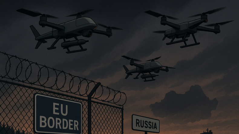 Mur de drones, surveillance des pétroliers : l’UE intensifie ses mesures agressives contre la Russie