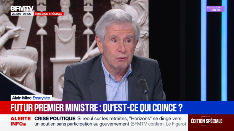 Alain Minc : Macron est devenu un président politiquement radioactif