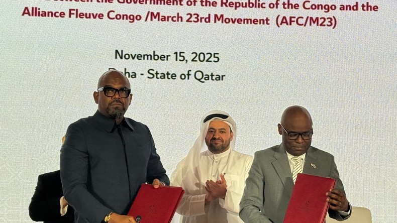 RDC : signature d'un accord-cadre avec le M23 au Qatar