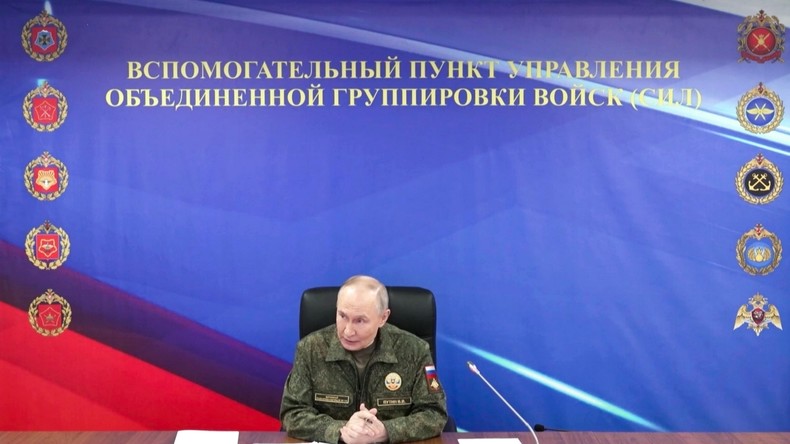 Vladimir Poutine informé de la libération de plusieurs localités