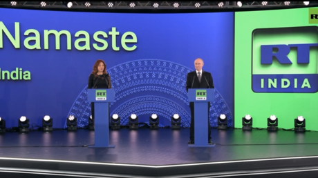«En avant !» : Poutine donne le coup d’envoi à RT India
