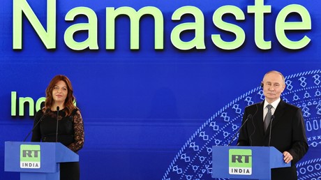 «En avant !» : Poutine donne le coup d’envoi à RT India