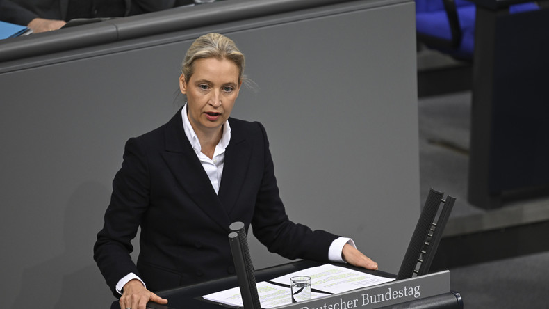 Allemagne : la co-présidente de l’AfD Alice Weidel plaide pour un «Dexit»