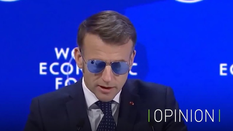 Macron à Davos : lunettes noires et discours à l’ouest 