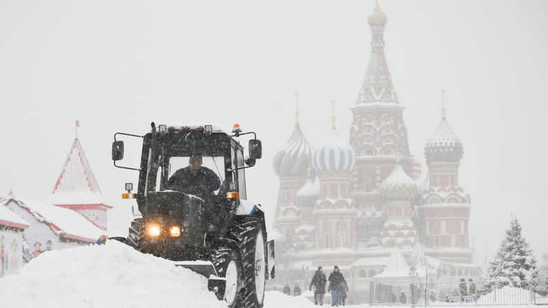 Tempête de neige exceptionnelle à Moscou : un record vieux de 30 ans battu