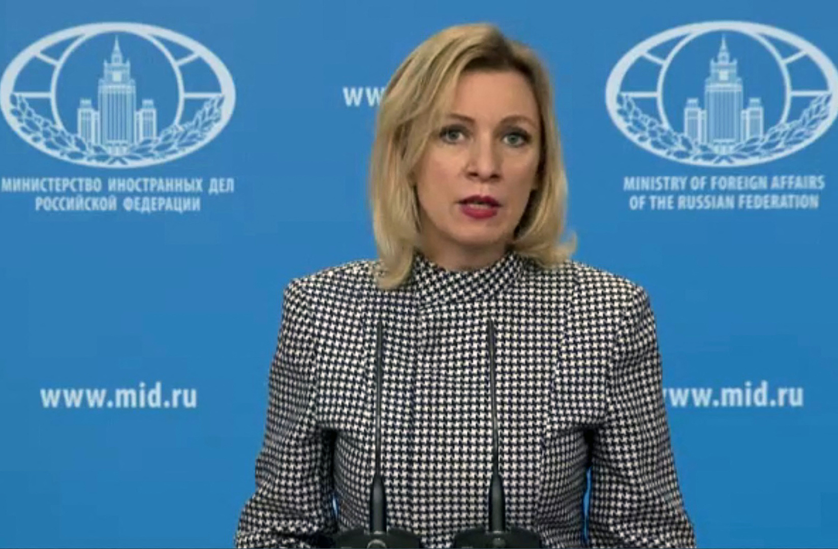 Attaques de drones ukrainiens en Russie : Zakharova fustige des «actes terroristes»