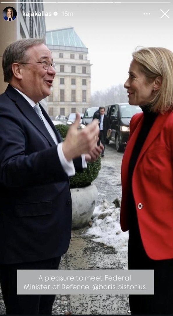 La diplomatie «top niveau» : Kaja Kallas confond deux responsables allemands