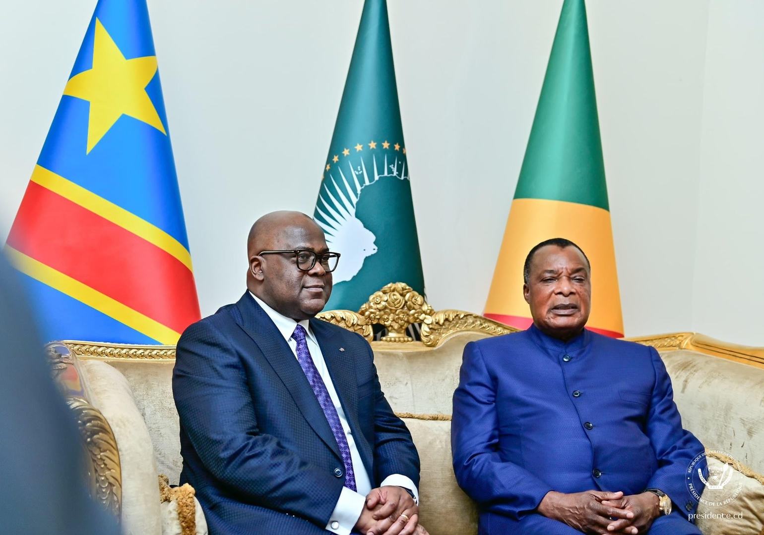 Rencontre entre Tshisekedi et Sassou Nguesso autour de la situation sécuritaire dans l’est de la RDC