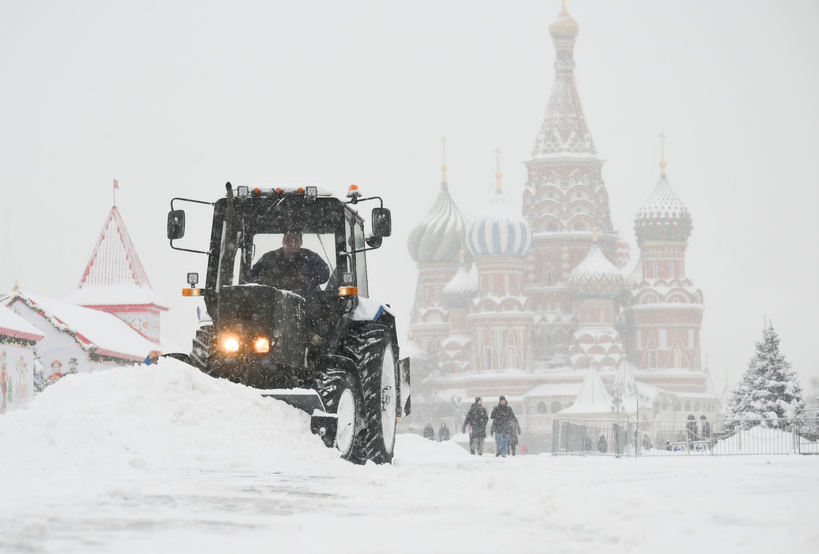 Tempête de neige exceptionnelle à Moscou : un record vieux de 30 ans battu
