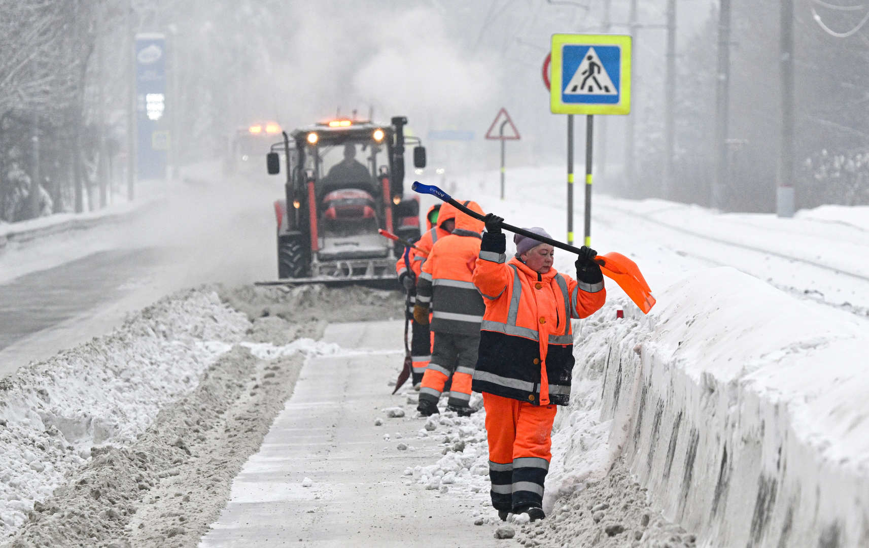 Tempête de neige exceptionnelle à Moscou : un record vieux de 30 ans battu