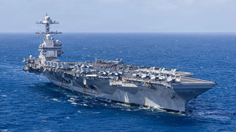 Les États-Unis redéploient au Moyen-Orient le porte-avions Gerald R. Ford, impliqué dans l’opération contre Maduro