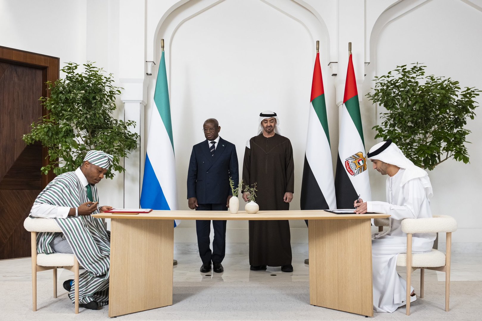 Émirats-Sierra Leone : signature d’un accord de partenariat économique