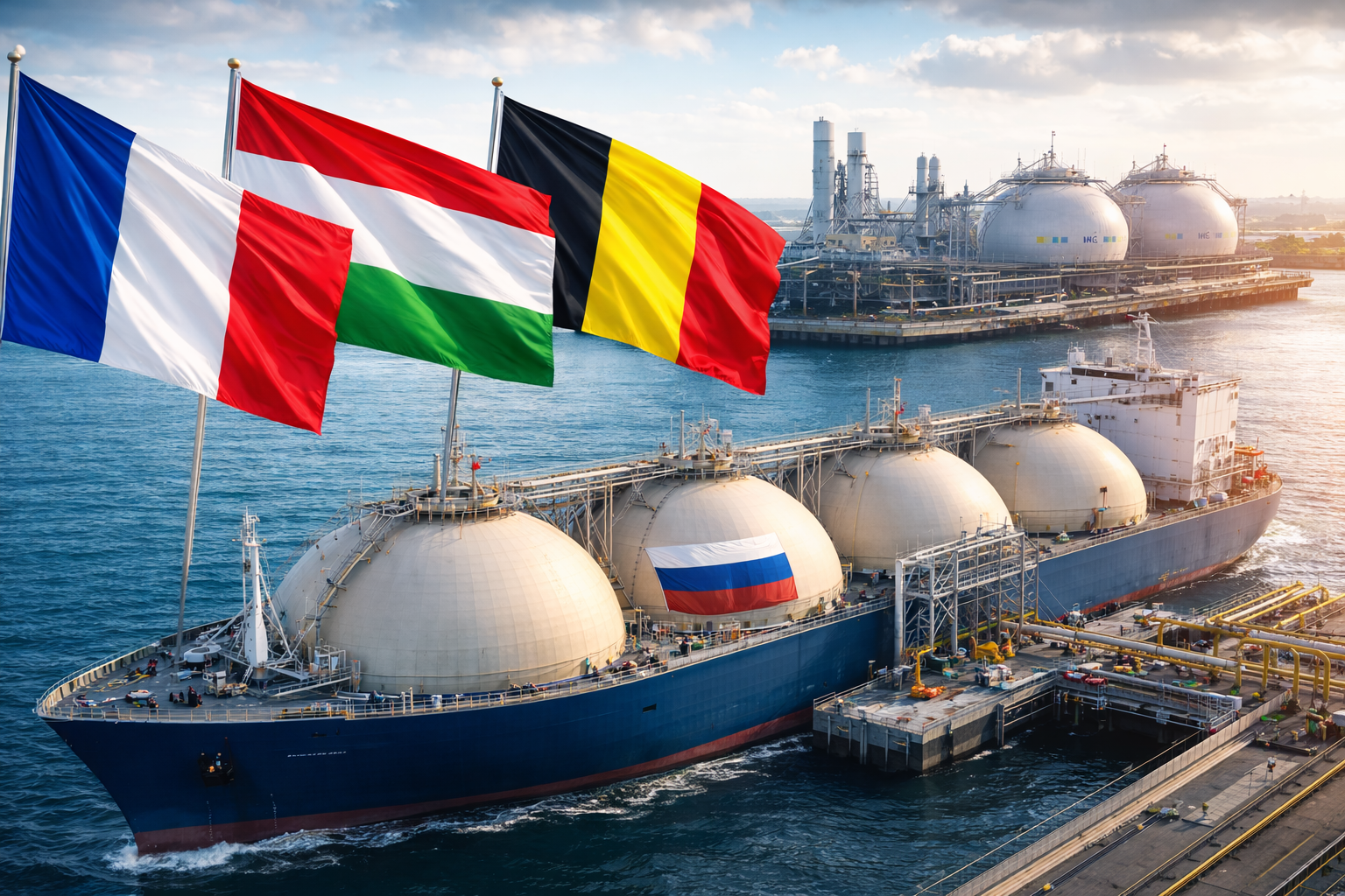 La France, la Hongrie et la Belgique en tête des importations de gaz russe dans l’UE en 2025, selon Eurostat