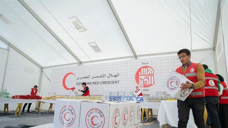 Gaza : le Croissant-Rouge égyptien livre plus de 2 000 tentes
