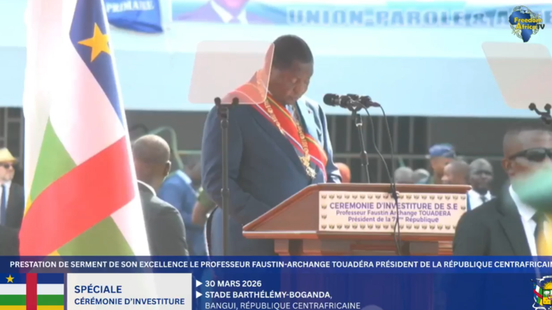 Centrafrique : Faustin-Archange Touadéra investi pour un troisième mandat