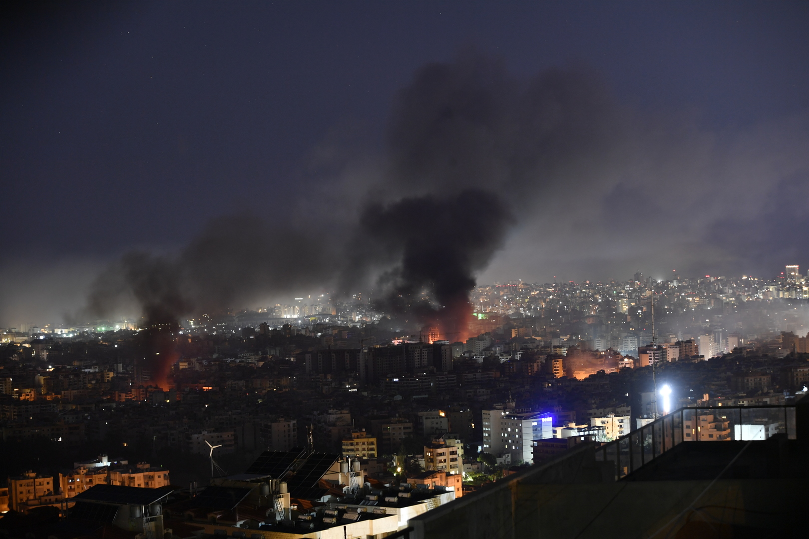 Banlieue sud de Beyrouth : une nuit d’exode et de bombardements