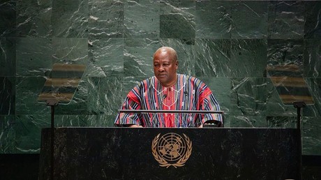 Le président du Ghana, John Dramani Mahama