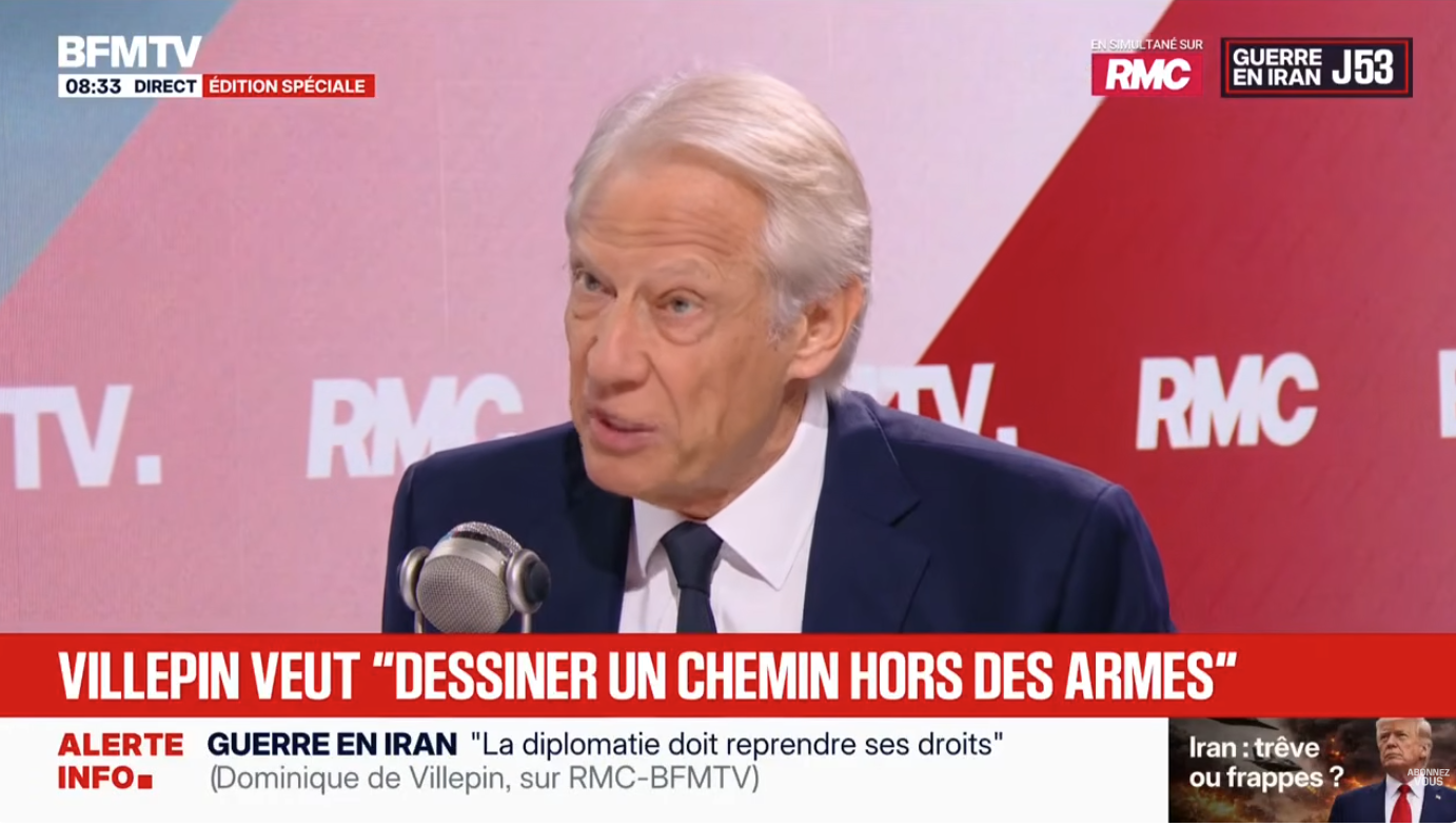 Dominique de Villepin : la résistance iranienne pourrait pousser Washington à envisager l’option nucléaire