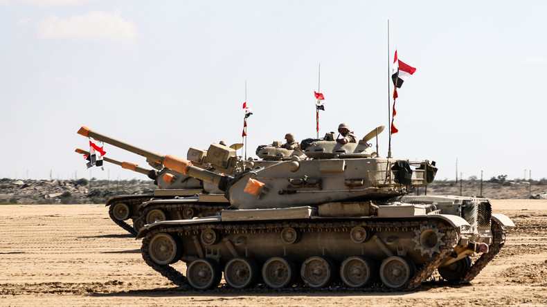 Exercices militaires égyptiens près de la frontière israélienne