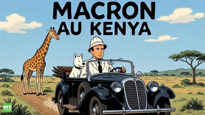 «Tintin au Kenya» : la tournée africaine de Macron sous le feu des critiques