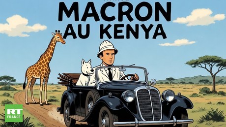 «Tintin au Kenya» : la tournée africaine de Macron sous le feu des critiques