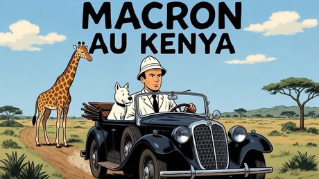 «Tintin au Kenya» : la tournée africaine de Macron sous le feu des critiques