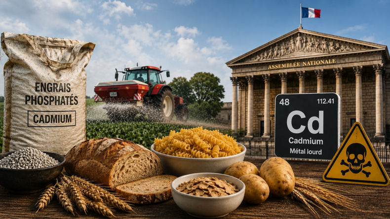 Projet de loi sur le cadmium : les Français seraient davantage exposés que leurs voisins européens
