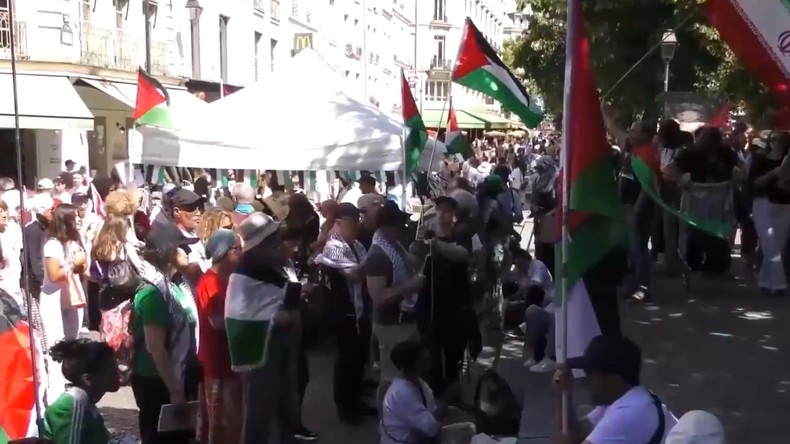 France : un rassemblement à Paris contre le G7 dénonce la «complicité» de la France dans le génocide à Gaza