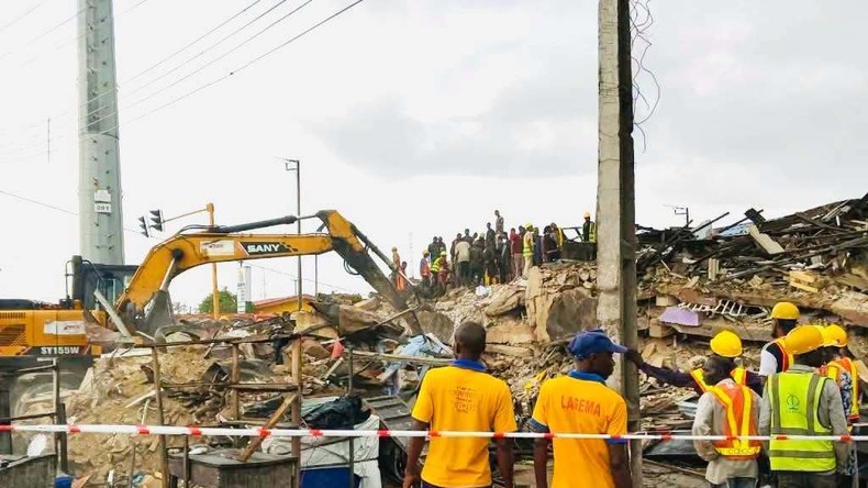 Nigeria : au moins neuf morts dans l'effondrement d'un immeuble à Lagos