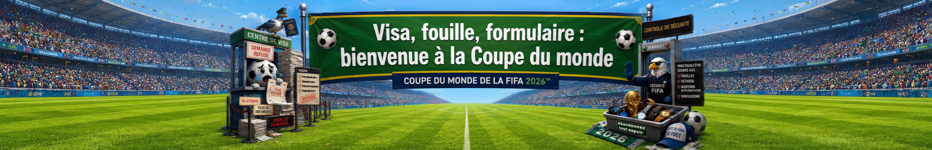 Visa, fouille, formulaire : bienvenue à la Coupe du monde