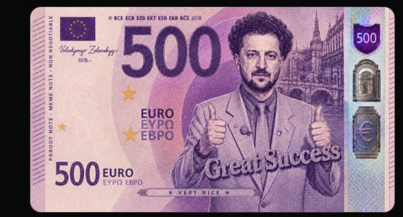 Reptiliens, gifle présidentielle et toilettes en or : le Web dessine les futurs billets de l'UE