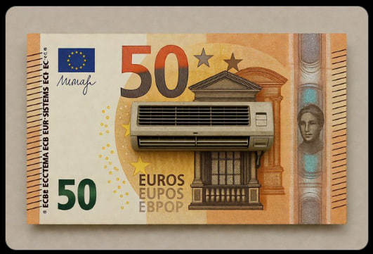 Reptiliens, gifle présidentielle et toilettes en or : le Web dessine les futurs billets de l'UE