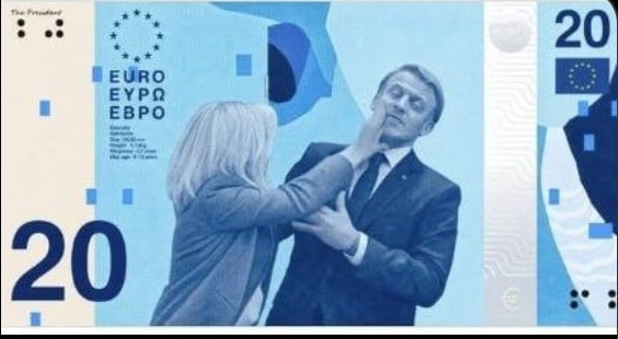 Reptiliens, gifle présidentielle et toilettes en or : le Web dessine les futurs billets de l'UE