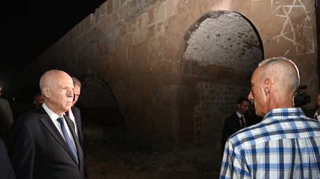 Tunisie : Saïed inspecte des infrastructures hydrauliques et des ouvrages contre les inondations